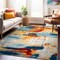 World Rug Gallery Sky Collection Modern Abstract Area Rug 3'3''x5' Multi 236MULTI3X5 - alternate 2